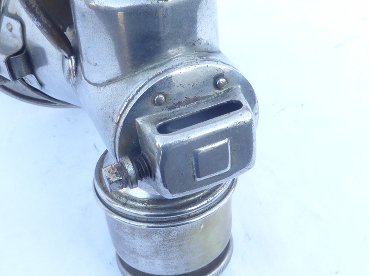 early motorcycle acetylene lamp