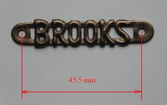 Brooks saddle badge