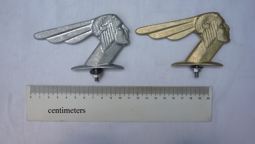 Indian mudguard emblem
