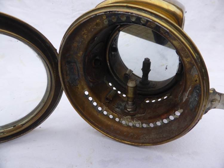 Lucas acetylene lamp set