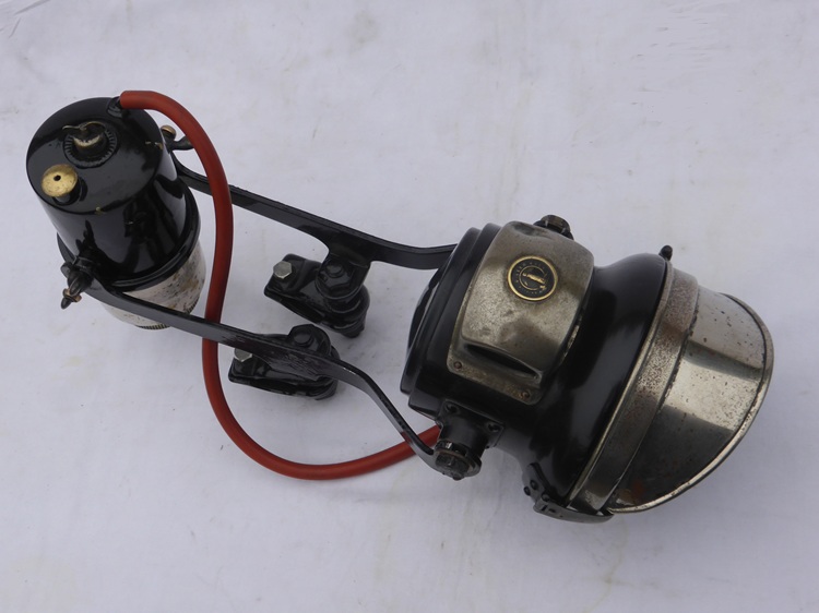 Miller acetylene lamp set