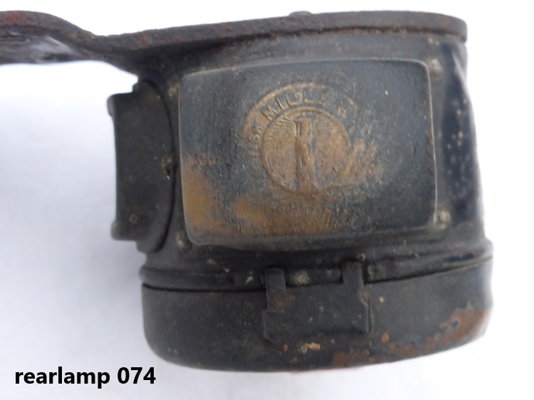 Miller acetylene rearlamp