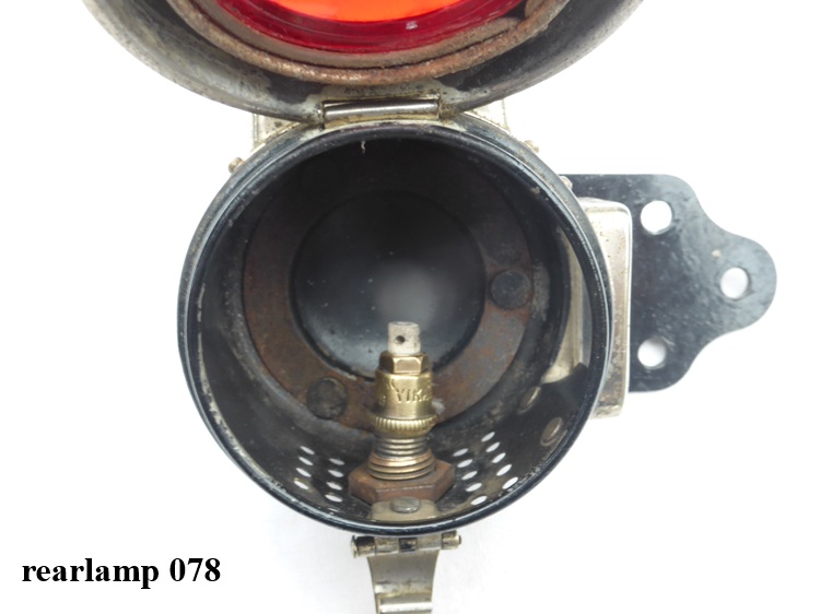 P&H acetylene rearlamp