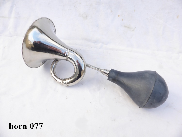 nickel plated bulb horn