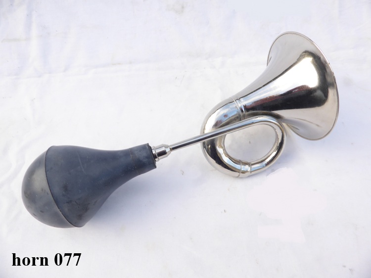 nickel plated bulb horn